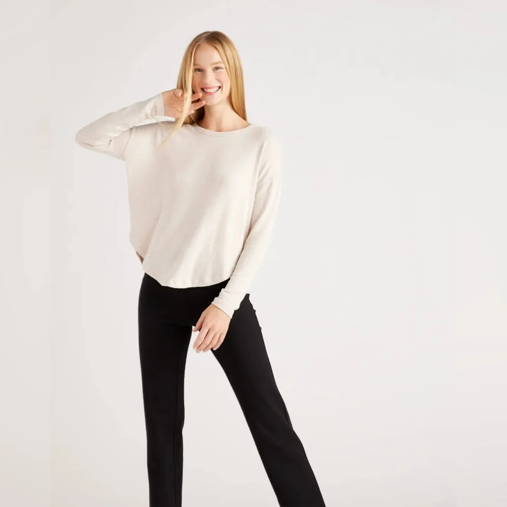 NWOT Quince Ultra-Stretch Ponte Straight Leg Pant Black Sz S - Picture 3 of 9